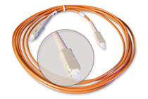 ALVA - Simplex, 1 x SC-Plug to 1 x SC-Plug  0,5 meter Multimode Fiber